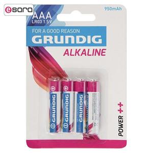 باتری نیم قلمی گراندیگ Alkaline AAA 950mAh Grundig Alkaline AAA 950mAh