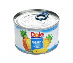 کمپوت اناناس دل مقدار 234 گرم Dole Pinapple Slice In Heavy Syrup 234gr 