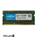 رم لپ تاپ RAM CRUCIAL 8GB 12800S DDR3L STOCK در حد نو