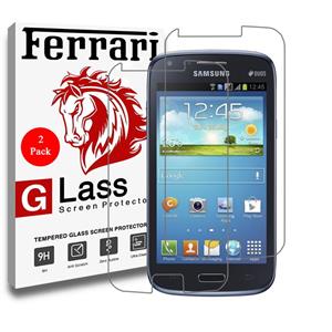 محافظ صفحه نمایش فراری مدل Ultra Clear Crystal مناسب برای گوشی موبایل سامسونگ Galaxy Core8262 مجموعه دو عددی 