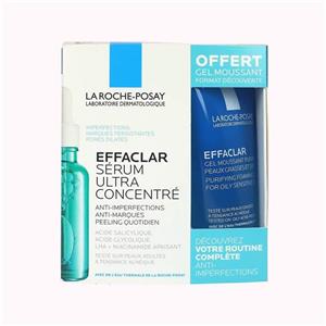 پک روتین پوستی شوینده و سرم ضد جوش افکلار لاروش پوزای