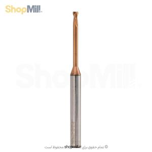 فرز انگشتی الماس 2 گلو بلند دوهره (DOHRE) مدل 2F-2*2.5*20*4*50L-HRC58