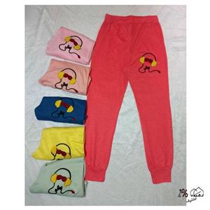 شلوار زنانه فانتزی دم پا مچ شنل دوزی هدفون (36 تا 42 )