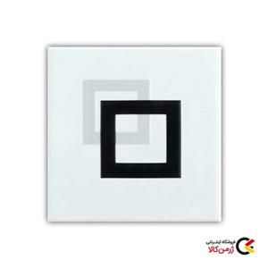 برچسب کاشی طرح مربع مشکی برند ونکو