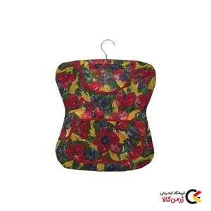 ارگانایزر پارچه ای دیواری با طرح گل مدل جیب دار