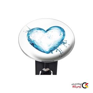 درپوش راه آب برند خارجی ونکو طرح قلب آبی مدل فانتزی