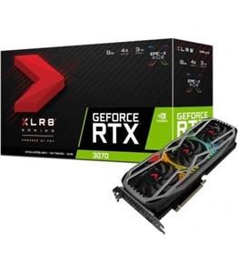 کارت گرافیک مدل PNY GeForce RTX 3070 8GB XLR8 Gaming Revel Epic X RGB Triple Fan Graphics Card LHR  