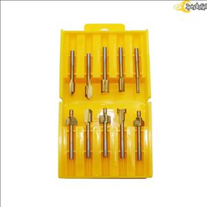 تیغ اور فرز مینیاتوری ست 10 عددی مدل 205