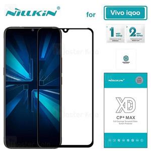 محافظ صفحه شیشه ای تمام چسب نیلکین ویوو vivo iQOO XD CP Max 