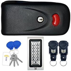 قفل برقی کله گاوی مدل 2 ریموت و 2 تگ و 2 کارت کد 1206
