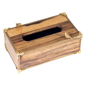 جا دستمال کاغذی گلدکیش طرح گلدن برد مدل GK829602