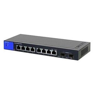 Linksys Switch 8-PTOS MINISTERED GIGABIT 2 PTOS 1G SFP  (LGS310C)، مشکی