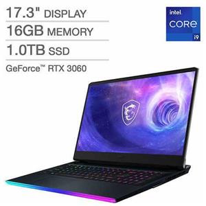 لپ تاپ گیمینگ  MSI GE76 Raider i9 12900H 16GB Ram 1TB Hard SSD Nvidia 6G RTX 3060 17.3 inch 144hz