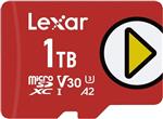 Lexar PLAY 1TB microSDXC UHS-I-card، تا 150MB/s خواندن، سازگار با Nintendo-Switch، دستگاه‌های بازی قابل حمل، گوشی‌های هوشمند و تبلت (LMSPLAY001T-BNNNU)