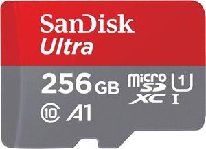 sandisk 256gb ultra uhs i microsd 150mb/s r، برای گوشی های هوشمند، 10 سال  - sdsqua-256g-gn6mn