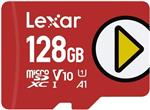 Lexar PLAY 128GB microSDXC UHS-I-Card، تا 150MB/s خواندن، سازگار با Nintendo-Switch، دستگاه های بازی قابل حمل، گوشی های هوشمند و تبلت ها