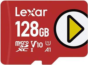 Lexar PLAY 128GB microSDXC UHS-I-Card، تا 150MB/s خواندن، سازگار با Nintendo-Switch، دستگاه های بازی قابل حمل، گوشی های هوشمند و تبلت ها 