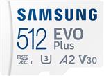 کارت حافظه Samsung Evo Plus 512GB Uhs-i Microsdxc با آداپتور SD