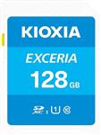 کارت حافظه Exceria SD 128 گیگابایتی Kioxia SDXC UHS-I U1 Class 10 Read 100MB/s LNEX1L128GG4