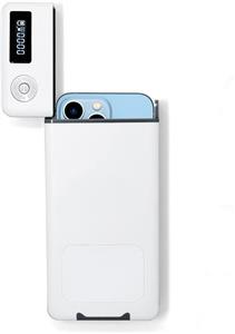 جعبه قفل تلفن همراه Habit Control با تایمر برای انضباط شخصی، جعبه قفل زمان قابل حمل مناسب برای گوشی های هوشمند آیفون و اندروید، جعبه زندان تلفن همراه با تایمر برای کاهش زمان نمایشگر، (سفید)