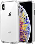 قاب JETech برای iPhone Xs Max 6.5 اینچی، قاب سپر گوشی ضد ضربه، ضد خش، پشت شفاف (واضح)