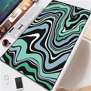 پد ماوس بازی موس پد رایانه ای مایع ZXSH Strata Abstract Large 900x400 MouseMat Gamer XXL Mouse Pad PC Desk Mat Pad Keyboard. (رنگ: Liquid8، اندازه: 80X30cm)