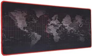ماوس گیمینگ پد بزرگ ضد لغزش، پایه لاستیکی موس پد نقشه جهانی و لبه های دوخته شده برای Gamers Office 900x400x3mm 