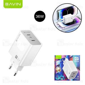 شارژر دیواری باوین Bavin PC859Y توان 36 وات با کابل