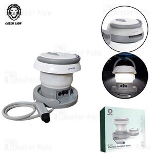 بیده و چراغ کمپینگ قابل حمل گرین لاین Green Lion 2 in 1 Electric Portable Bidet GN2IN1EBDTWH