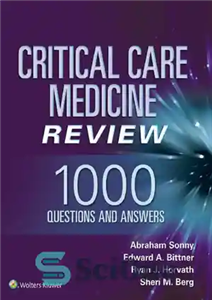 دانلود کتاب Critical Care Medicine Review 1000 Questions and Answers بررسی پزشکی مراقبت های ویژه پرسش پاسخ 