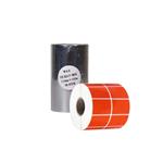 Thermal label Roll 51X34 With Wax Ribbon 110X300