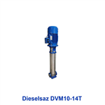 پمپ آب عمودی طبقاتی دیزل ساز مدل Dieselsaz DVM10-14T