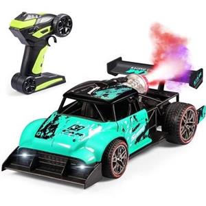 اسباب بازی ماشین کنترلی شارژی فلزی دودزا مدل High Speed Spray Racing Car_اسباب بازی ماشین کنترلی 
