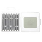 Silver PH-Chrome Mirror Two Side Screwdriver Bit 10 PCS