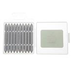 Silver PH-Chrome Mirror Two Side Screwdriver Bit 10 PCS
