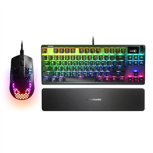 باندل گیمینگ استیل سریز کیبورد APEX PRO TKL و ماوس AEROX 3