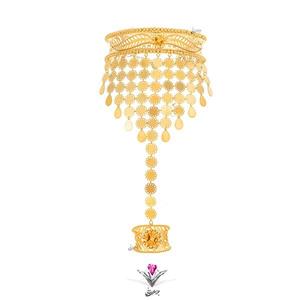 دستبند انگشتری طلا زنانه میترا ( طلا ۲۱ عیار )