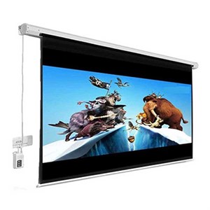 پرده نمایش برقی ویدئو پروژکتور اسکوپ اندازه 2×2 متر