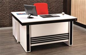 میز کارمندی 120CM مدل ماه  با کشو – MDF
