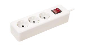 پریز سیار 3 خانه بدون ارت باخ الکترونیک مدل H3-3M