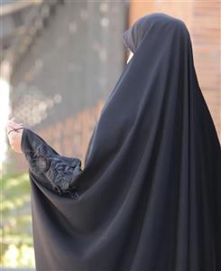 چادر مشکید جده گلدوزی طرح سهند کد hej0448