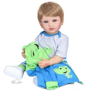 عروسک دخترانه نوزاد پسر 48 سانتی مدل Reborn Baby Doll ZY605717_اسباب بازی عروسک دخترانه