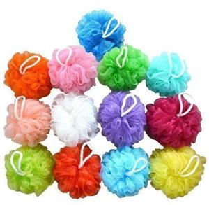  لیف توپی حمام اسپانج طرح ساده کد HZ41