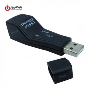 تبدیل USB به LAN + هاب USB  فرانت