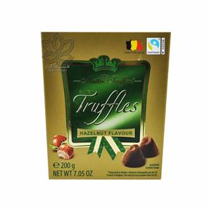 ترافل شکلاتی طعم فندق ۲۰۰ گرم بلژیک – maitre truffout