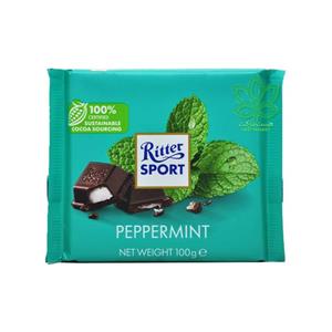 شکلات با مغز نعنا فلفلی ۱۰۰ گرم ریتر اسپورت  – Ritter Sport