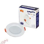 چراغ توکار20 وات بدنه سفید مدل omega برند داتیس DATIS