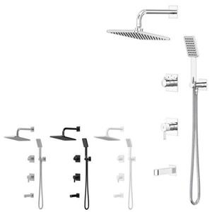 شیر حمام توکار دیواری کاویان مدل ساتین