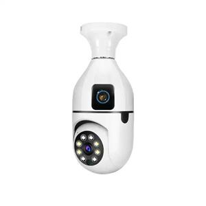 دوربین لامپی دولنز Dual Lens Wireless Bulb Camera