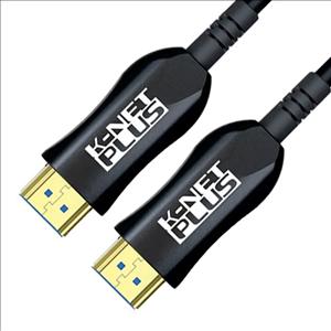 کابل HDMI کی نت پلاس V2.0-4K مدل KP-CHAOC600 طول 60 متر (فیبر نوری)